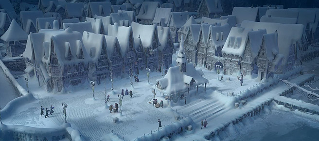 frozen-village