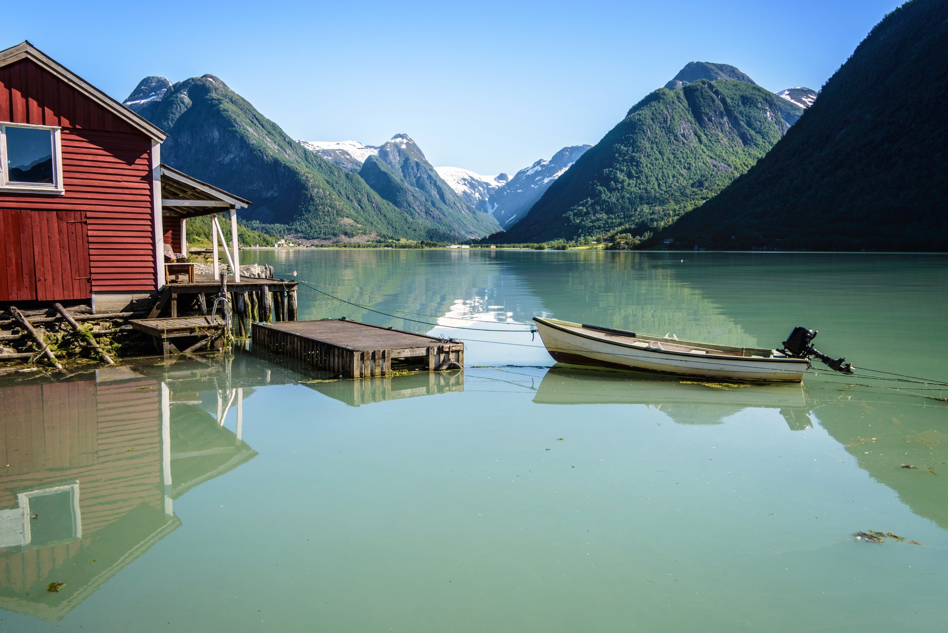 Charming coastal towns in norway: Fjærland