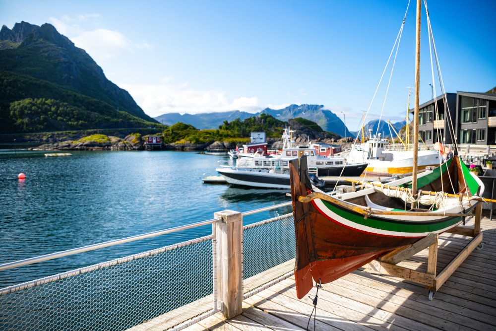 Travel to Moskenes and A village in Norway, Lofoten. Explore the North
