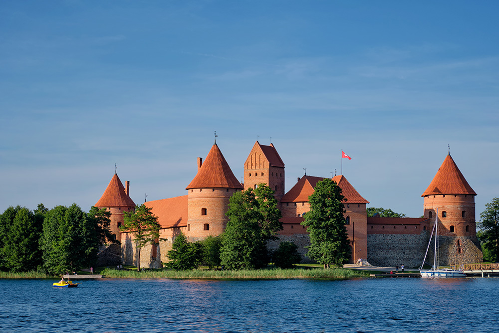 Trakai Castle Lithuania on Lake Galve: Things to do in Lithuania