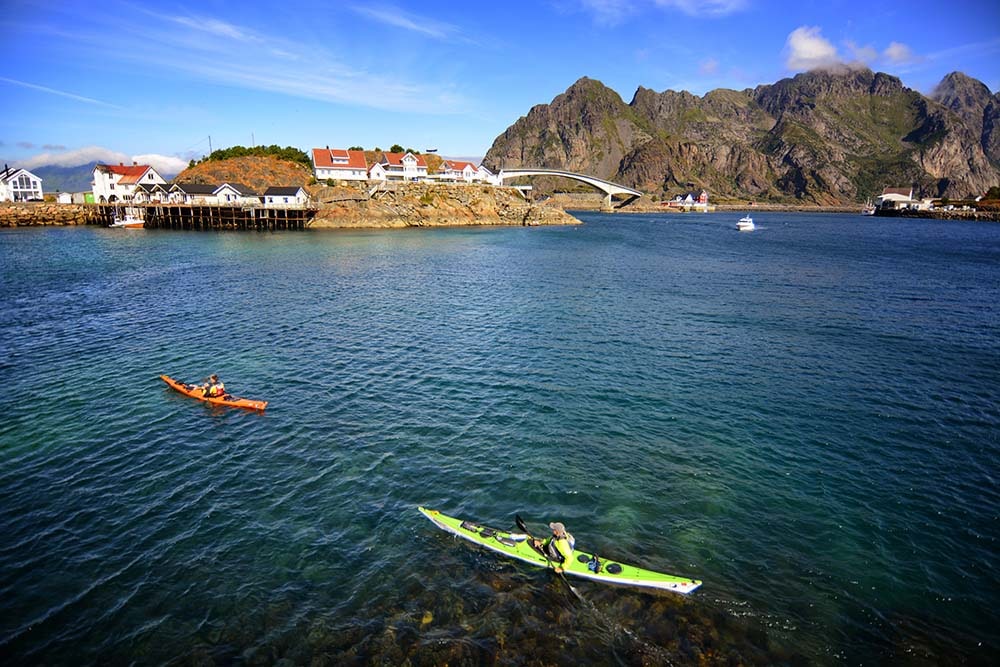 Kayaking in Lofoten Islands: best places to kayak and best Lofoten kayak tours