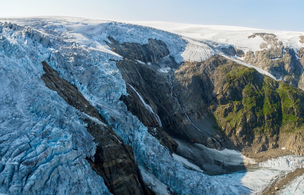 glaciers in norway near bergen: Folgefonna