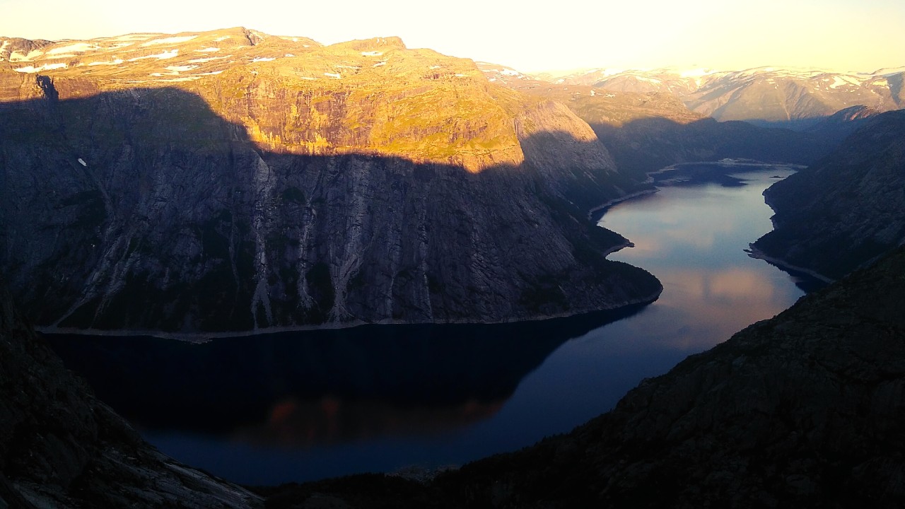 View from Trolltunga