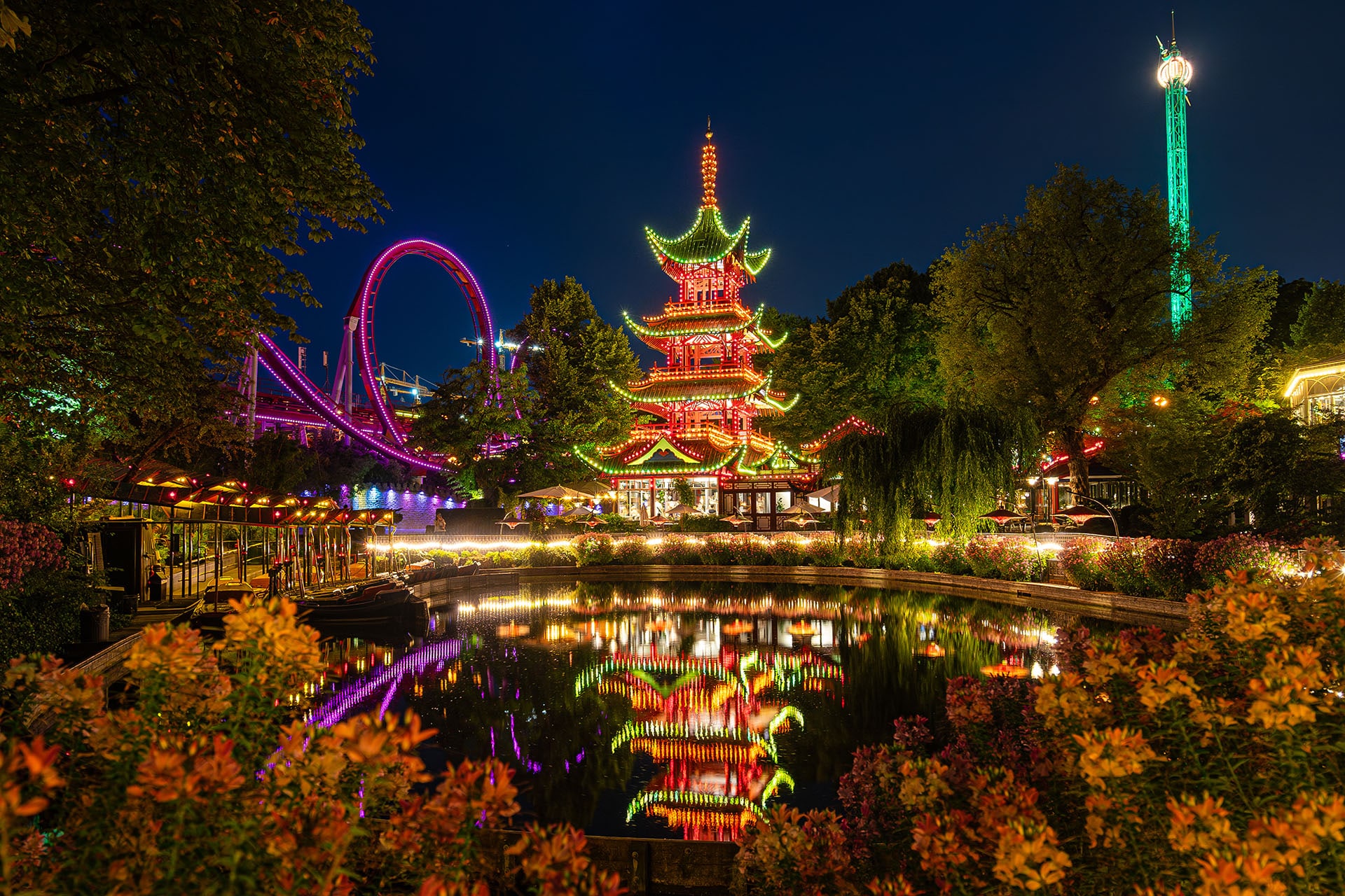 Visiting Tivoli Gardens is one of the best things to do in Copenhagen 