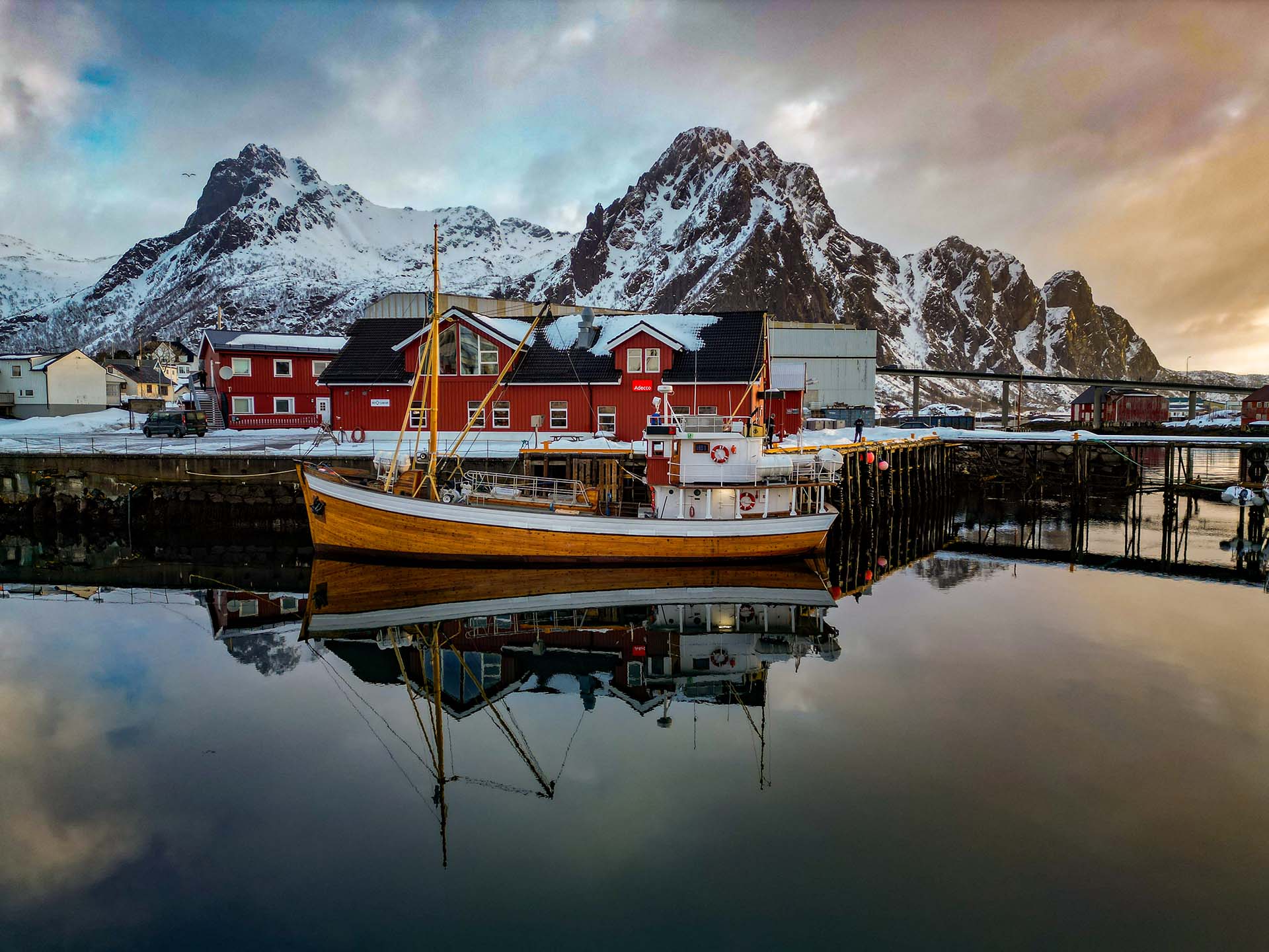Winter trip for an Aurora safari in Lofoten, Norway