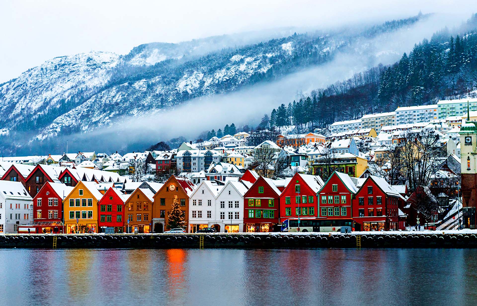 Bryggen in winter