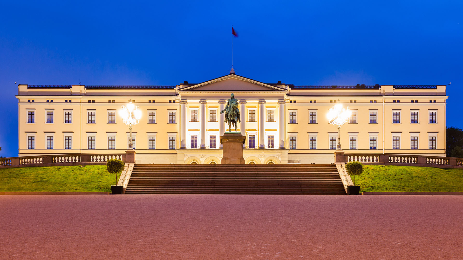 The Royal Palace of Oslo, Norway